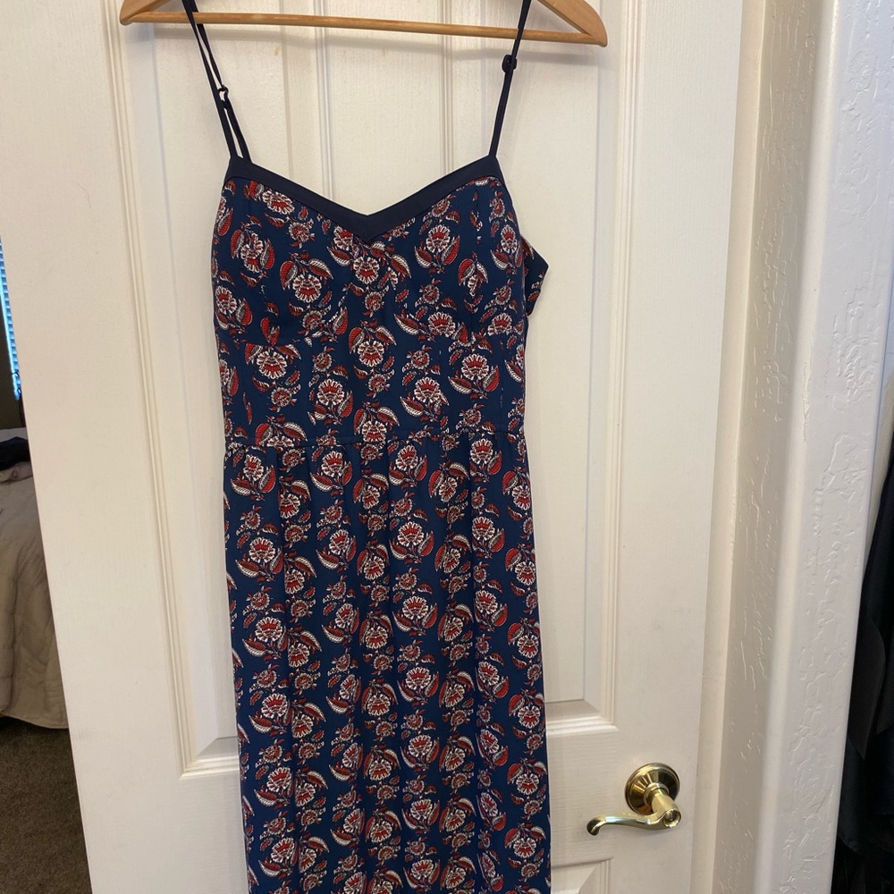 Floral Print Spaghetti Strap Dress